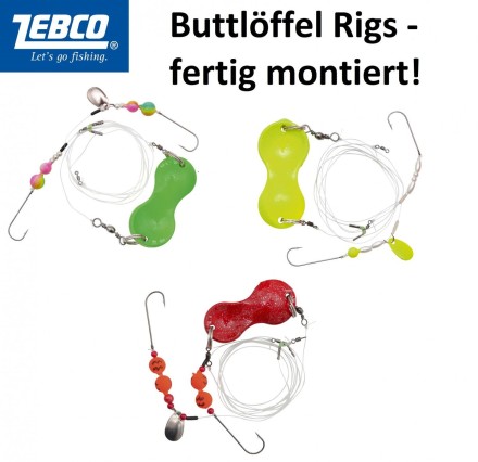Butt Vorfach Plattfisch Details about  / FLADEN Butt-Löffel Rig UV Buttlöffel Perlen System